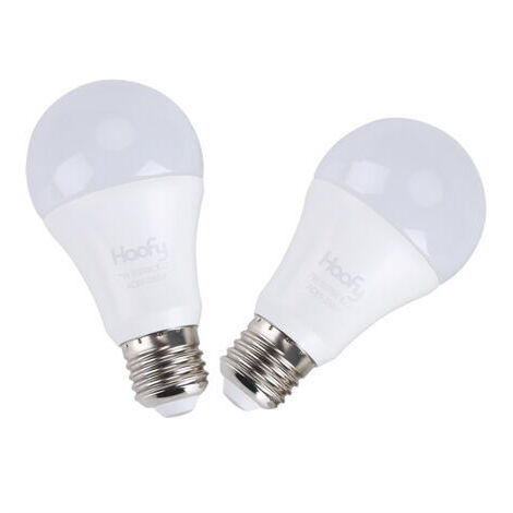 DEESSE SHOP-2 Pcs Ampoules Capteur de Crépuscule Lumière, 7W LED Intelligent Lampe Détecteur Photosensor Intégré avec Interrupteur Automatique Extérieure/intérieure
