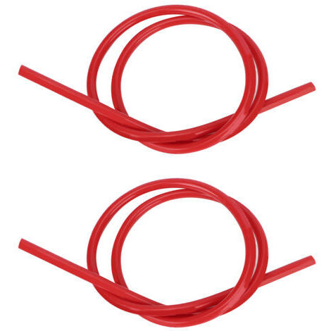 DEESSE SHOP-2 PCS Fil D'Allumage de Voiture 8mm Noyau de Carbure de Silicium de Silicone Fil D'Allumage 1m de Long Ensemble de Fils de Bougie D'Allumage Accessoires D'Allumage Kit de Fil.