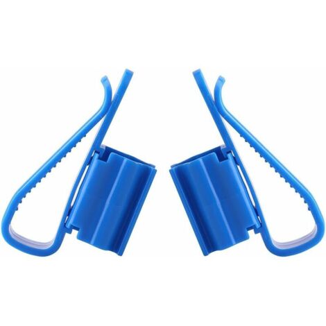 DEESSE SHOP - 2 pièces colliers de serrage réglables en plastique colliers de serrage pour aquarium réservoir de poissons pince de montage support de tuyau pour conduites d'eau 8-16MM