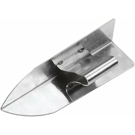 DEESSE SHOP - 2 pièces d'outils d'angle en béton pour cloison sèche, grattoir en acier inoxydable, coins intérieurs et extérieurs - 3,8 x 14,5 cm - Acier inoxydable antirouille - Angle droit de 90 deg