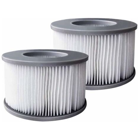 DEESSE SHOP - 2 pièces filtres de bain à remous pour piscines gonflables MSpa, pompe à cartouche filtrante Version améliorée pour MSPA tous les Spas actuels
