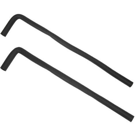 DEESSE SHOP-2 pièces tuyau de chauffage d'échange 90 degrés Kit de tuyau de chauffage moulé adapté pour Chevrolet série LS moteur 5/8in 3/4in ID.
