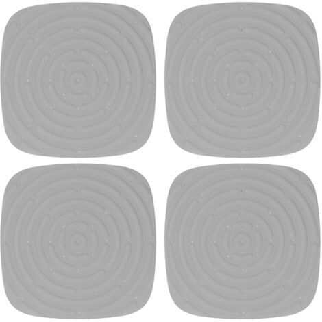 DEESSE SHOP-4 pièces tapis de nid de poulet coussins de nidification de poulet lavables coussins de nidification pour pondre des ufs gris