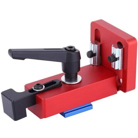 DEESSE SHOP-45 Type Localisateur de Goulotte, Outil de Rail de Guide d'Arrêt de Piste en let en Alliage d'Aluminium pour Travail du Bois Menuiserie