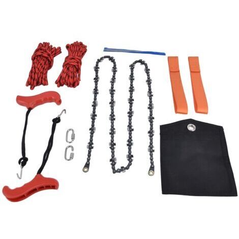 DEESSE SHOP-53 Pouces Haute Portée Membre D'arbre Main Corde Scie Pieds Kit de Corde Tronçonneuse de Poche Membre D'arbre Scie Corde Tronçonneuse équipement de Coupe D'arbre Outil de Coupe D'arbre
