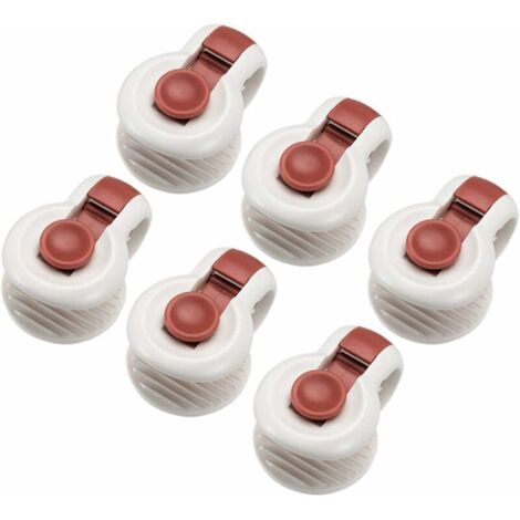 DEESSE SHOP - 6 pièces clips de housse de couette sans épingles attaches de couette antidérapantes garder le coin en place fixateur de couette anti-mouvement clips de housse de couette accessoires de 