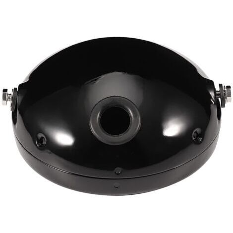 DEESSE SHOP-7 Pouces Led Phares Logement Seau en fer Modification pour Moto(Noir)