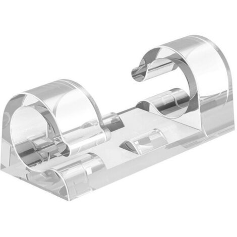 DEESSE SHOP - 70 Pièces Clips de Câble Adhésifs Rangement de Câble de Fixation Auto-Adhésif, Support de Gestion de Câble Organisateur de Fil Électrique pour TV/PC/Bureau