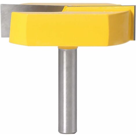 DEESSE SHOP - 8mm Shank Floor Cleaning Router Bits Surface Planing Router Bits Diamètre Floor Cleaning Woodworking Router Bit