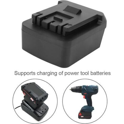 DEESSE SHOP-Adaptateur de batterie pour outils Bosch et Milwaukee – Compatible 18V Li-Ion – Matériau ABS + PC – Charge rapide et sécurisée
