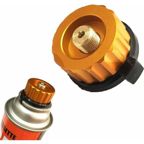 DEESSE SHOP - Adaptateur de réchaud à gaz de camping connecteur de réchaud，Arrêt automatique du gaz de camping en plein air，Connecteur de réchaud de convertisseur de camping de type fendu de cartouche