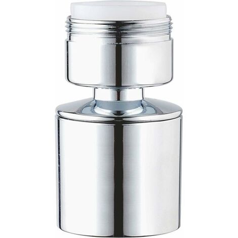 DEESSE SHOP - Aérateur de robinet de cuisine à double fonction 24 mm, certification ACS, filetage mâle chromé (M24)