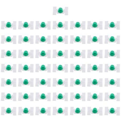 DEESSE SHOP-Akozon Paquet de 50 Clips de Garniture de Moulure de Porte en Plastique Blanc et Dispositifs de Retenue de Fixation pour les Modèles E36 E46 de la Série 3
