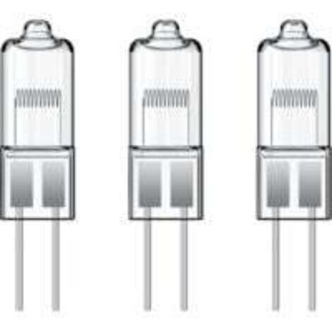 DEESSE SHOP-Ampoule LED G4 Lot de 3 ampoules halogènes culot G4, 375 Lumens, 2900 Kelvins, Blanc chaud, Dimmable - PACK3HG420W - RWAmpoule LED G4