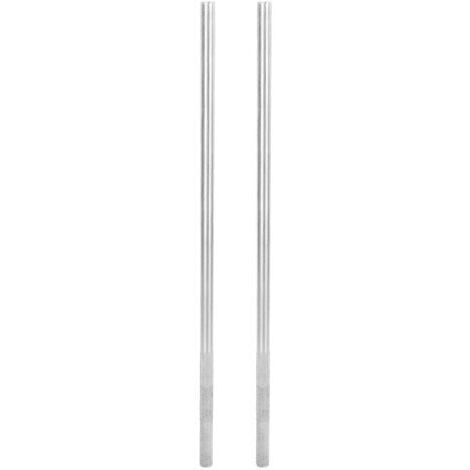 DEESSE SHOP-Barre d'enroulement en acier avec poignée antidérapante, 1/2 pouces de diamètre X 17.5 de longueur, pour porte de Garage, ressort de Torsion, 2 pièces.