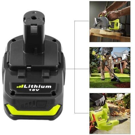 DEESSE SHOP-Batterie 18V 4,0Ah Compatible Ryobi One+ au Lithium 4000mAh Hobby Tech