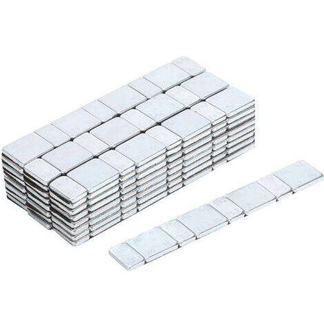 DEESSE SHOP-Blocs d'équilibrage de moyeu de roue adhésifs, 5g + 10g x 25 bandes 60g 2.12oz, à coller sur l'équilibreur de poids des pneus de voiture (sans pelle).