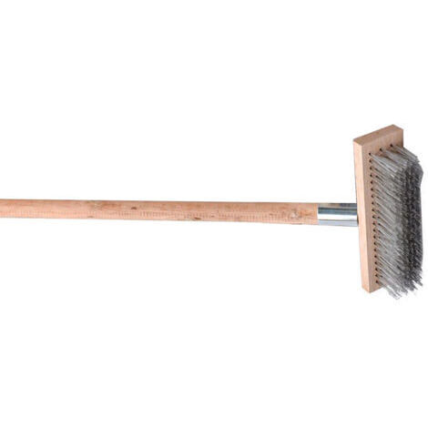 DEESSE SHOP-Brosse de Plancher de Surface Rugueuse Robuste, Broche en Caoutchouc Rébarrant de Poils de Compagnie Broche à Balais Commercial Extérieur