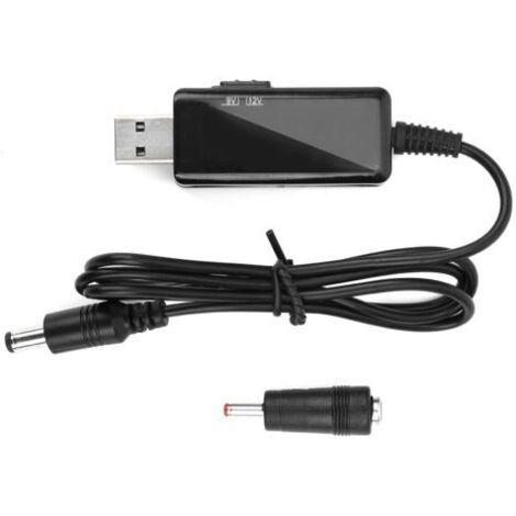 DEESSE SHOP-Câble Boost Tension 5 V vers 9 V 12 V USB vers DC - Affichage numérique pour routeurs sans fil pour modems optiques.