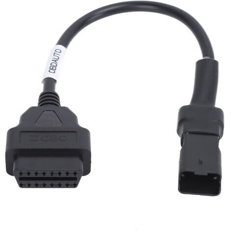 DEESSE SHOP-Câble de Diagnostic OBD 4 Broches, Adaptateur OBD pour Moto, Outil de Diagnostic de Moto, Connecteur D'extension OBD2 de Remplacement pour Motos Ducati.