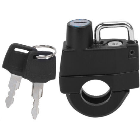 DEESSE SHOP-CFTGIW Verrouillage du Casque de Moto avec Petit Métal à 2 Touches Portable Portable pour 22 Mm Casque de Moto à Guidon de 22 Mm de Verrouillage LockMotorcycle - de la volonté