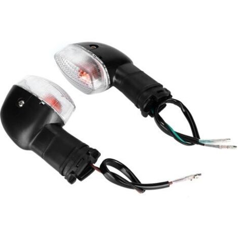 DEESSE SHOP-CLIGNOTANT DE MOTO POUR ACCESSOIRES R1 (noir et blanc).