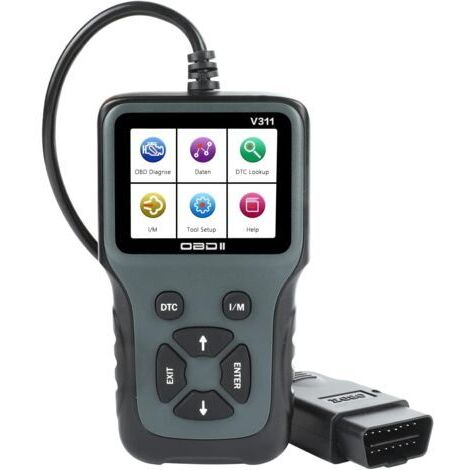DEESSE SHOP-Comparateur à cadran, OBD2 Code Reader, Lecteur de code OBD2, scanner manuel OBD-2 à clic manuel, outil de diagnostic de moteur pour véhicules avec interface OBD II après 1996