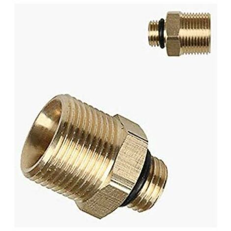 DEESSE SHOP - Connecteur de canon à mousse pour nettoyeur haute pression pour pistolet de nettoyeur haute pression KRANZLE/ Himore/ Ubermann (femelle M22 14 mm), raccord fileté mâle 1/4 adaptateur de 