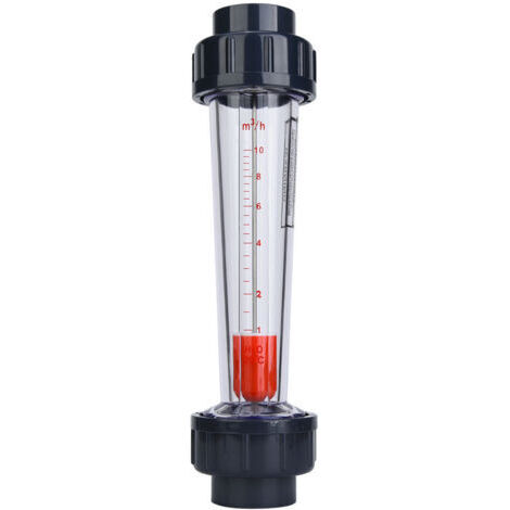 DEESSE SHOP-Débitmètre de Liquide Fiable, Outil de Mesure de Type Tube en Plastique ABS pour Débit D'eau 1-10m³/H