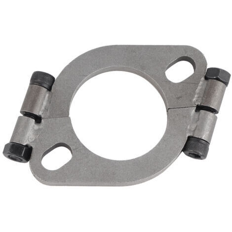 DEESSE SHOP-d'échappement de 2 pouces, accessoire de remplacement de d'échappement de réparation ovale plat universel.