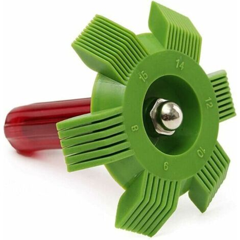 DEESSE SHOP - Dissipateur de chaleur radiateur peigne évaporateur climatiseur outil de nettoyage universel Auto voiture plastique A/C condenseur condenseur râteau nettoyant facile à utiliser