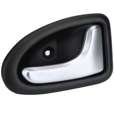 DEESSE SHOP-EVGATSAUTO 1 pièces poignée de porte, poignée de porte intérieure intérieure de voiture pour Clio Scenic Trafic chromé plaqué(Droite).