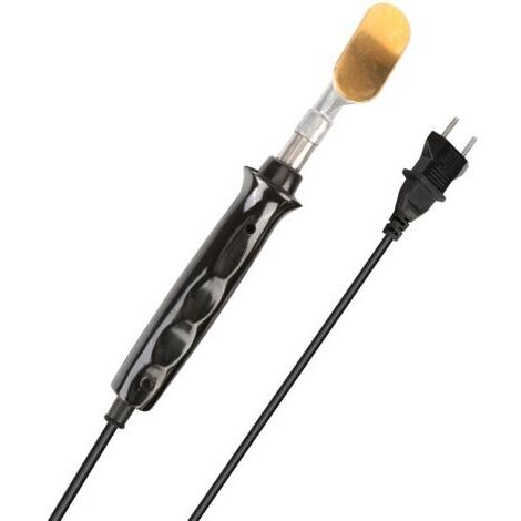 DEESSE SHOP-Fer à souder électrique 50 W avec poignée en plastique, pointe plate en cuivre, réparation de pare-chocs de voiture, loisirs créatifs ou réparation de surface professionnelle..