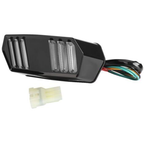 DEESSE SHOP-Feu Arrière de Moto, Yosoo Clignotant de Frein à LED de Moto ABS de Remplacement pour MSX125 YG-125 pour Feu Arrière Moto Led Clignotant de Frein Intégré Grm Feu Arrière Feux Arrière Moto