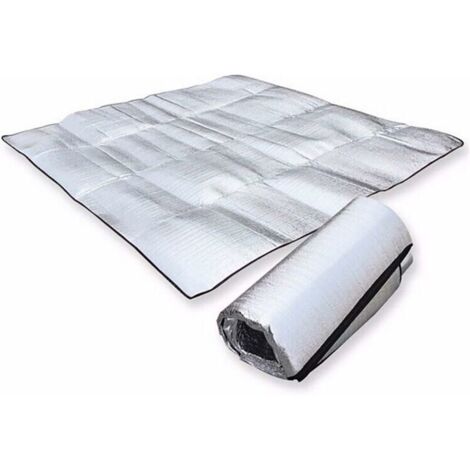 DEESSE SHOP - Feuille d'aluminium imperméable unique EVA Tapis de camping Pliable Pliant Couchage Pique-nique Matelas de plage Tapis d'extérieur Tapis de pique-nique étanche à l'humidité Tapis de plag