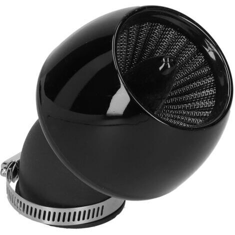 DEESSE SHOP-Filtre à Air, Remplacement de Filtre à Air de Moto Noir avec Adaptateur de Connecteur pour Motos à Tuyau de 28 à 48 Mm de Diamètre Intérieur.