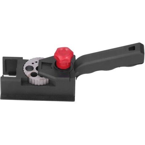 DEESSE SHOP-Gabarit de goujon tenu dans la main, localisateur de poinçon de dureté élevée léger portable flexible réglable pour la fabrication à domicile pour le ménage
