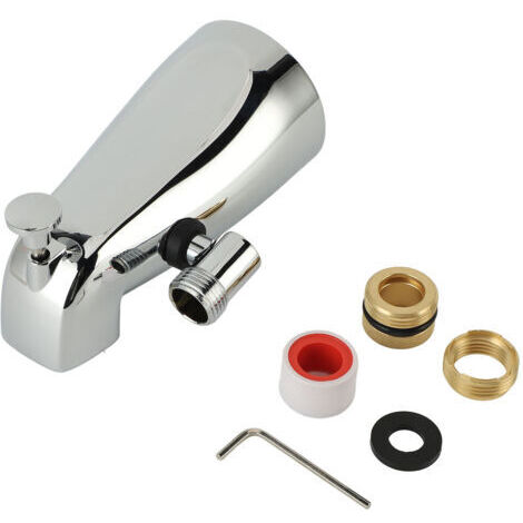 DEESSE SHOP-Gugxiom Bec de baignoire, robinet de avec inverseur, robinet de baignoire à filetage intérieur de 1/2 pouce IPS, alliage de cuivre et de zinc, métal et résistant