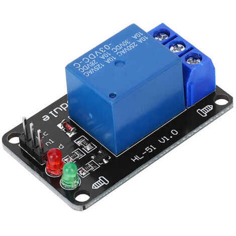 DEESSE SHOP-Headerbs 1 Module de Relais, Applications étendues, Excellentes Performances, qualité Supérieure, fonctionnalité Puissante, Utilisation Pratique, Contrôle pour MCU, Alimentation VCC, Domai