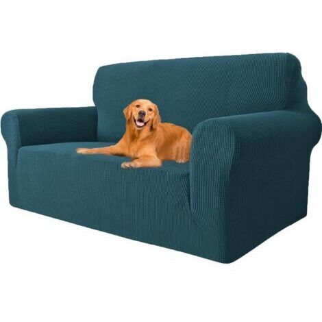 DEESSE SHOP-Housse de canapé extensible 2 places – Tissu 96% polyester – Largeur adaptée 145-178cm – Protection contre taches et salissures animaux