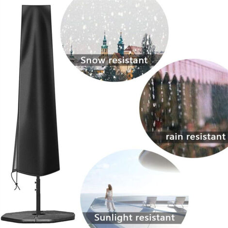 DEESSE SHOP - Housse de Parapluie, Double Couche Imperméable Anti-UV Heavy Duty Tissu Oxford 420D Housse de Parasol Housse de Parasol avec Fermeture à Glissière (1903050cm)