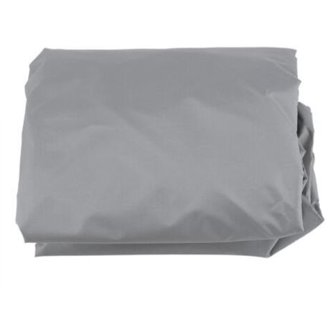 DEESSE SHOP-Housse de Table Housse de Table Ronde Peinte Argent Polyester TAFT Table Ronde Housse Anti-Poussière Extérieur Imperméable Jardin Patio Meubles Housses(Noir) (Beige)