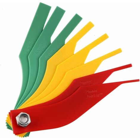 DEESSE SHOP - Jauge d'épaisseur de plaquettes de frein, outils automobiles Jauge de plaquette de frein, jauge d'épaisseur de garniture de frein pour voiture, camions