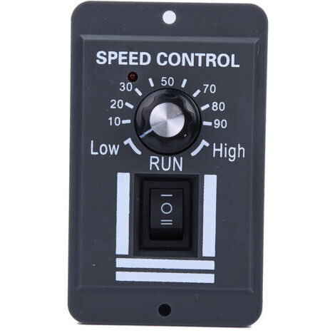 DEESSE SHOP-KIMISS Contrôleur de Vitesse de Moteur CC à Vitesse Réglable CW/CCW avec Interrupteur, 10 A pour Applications DC12 V-60 V.