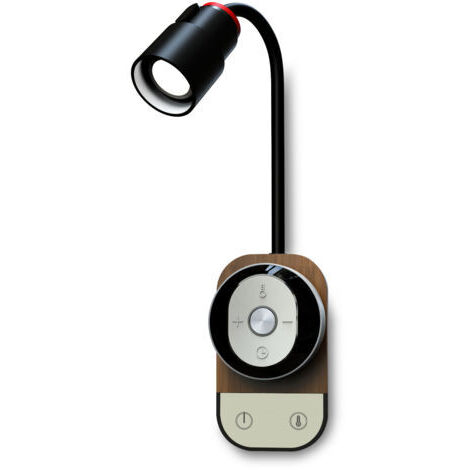 DEESSE SHOP-Lampe De Chevet Noir Applique Liseuse Applique De Chevet Pour Lire LED Lampe De Lecture De Cygne Flexible Moderne Liseuse Murale Chambre Avec Interrupteur（Rechargeable et télécommandé）