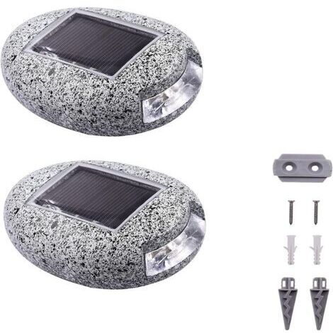 DEESSE SHOP-Lampe en pierre de Simulation solaire projecteur décoratif de pelouse de jardin extérieur réverbère solaire étanche pour les cours de trottoirs de voie