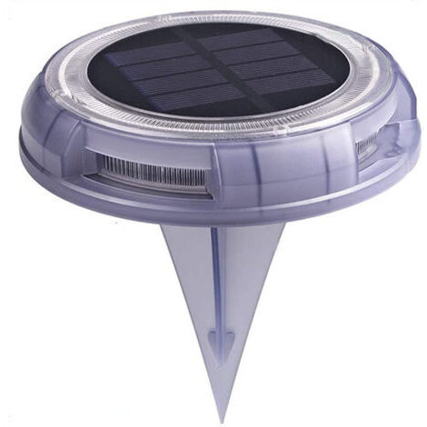 DEESSE SHOP-LED Lampe Solaire Exterieur, Lumiere LED Exterieur Solaire et Auto On/Off Lampe de pont Solaire avec étanchéité IP68 pour Escalier passerelles, jardins, patios (Chaud-blanc lot de 4)