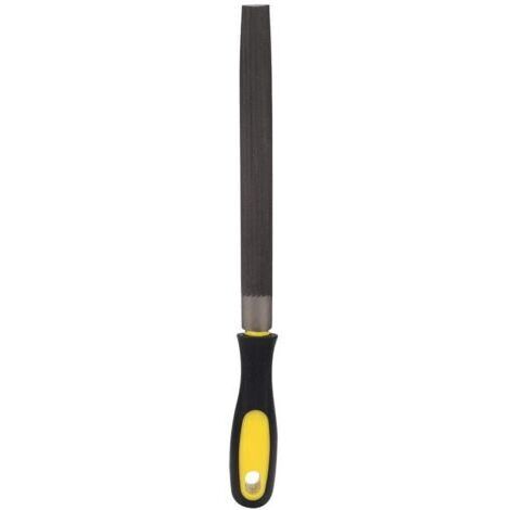 DEESSE SHOP-Lime En Acier, RâPe-Lime En Acier Demi-Rond Avec Moulin De 8 Po Avec Outil De FaçOnnage De La PoignéE Pour Projets En MéTal(Demi-cercle à dents fines)