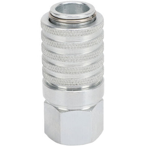 DEESSE SHOP-Marhynchus Couplage de Déconnexion Rapide Hydraulique PD242 Série Acier Diagnostic Port COUPPleur 1/8 Taille du Corps 1/4-18 Fil NPTF 2,12 Longueur 6000 PSI avec Vannes à Face Plate.