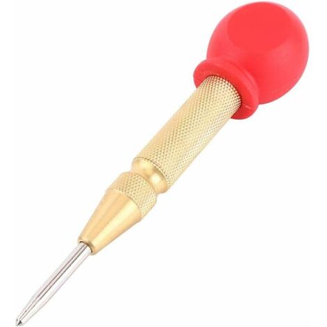DEESSE SHOP - Marqueur d'outil de marquage de poinçon central HSS avec housse de protection pour bois, métal, plastique, perforatrice de fenêtre (Glod)
